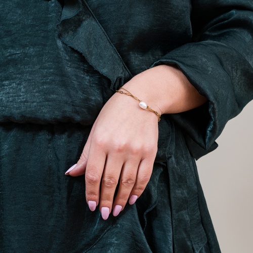 Браслет Fiore Luna PERLE, CB03168-2 BW/G фото 4